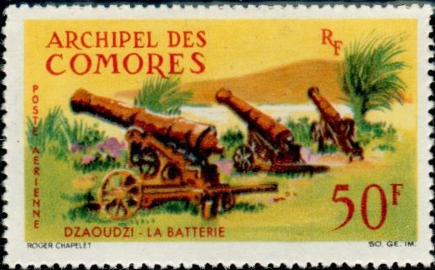 The Artillery Battery at Dzaoudzi