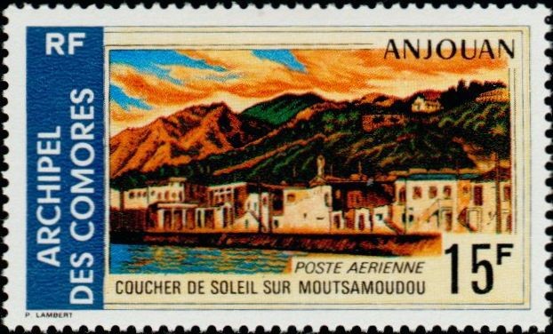 Sunset Over the Port of Mutsamudu