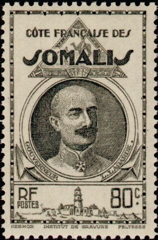Governor Léonce Lagarde - 80 centime