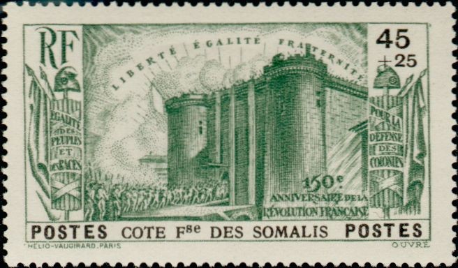 Sesquicentennial of the French Revolution - 80 centime