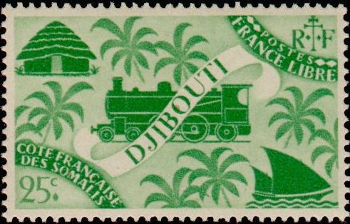 The Franco-Ethiopian Railway - 25 centime
