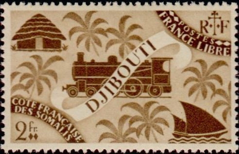 The Franco-Ethiopian Railway - 2 franc