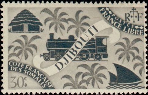 The Franco-Ethiopian Railway - 30 centime