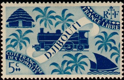 The Franco-Ethiopian Railway - 5 centime