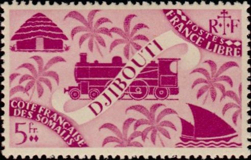 The Franco-Ethiopian Railway - 5 franc