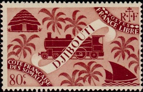 The Franco-Ethiopian Railway - 80 centime