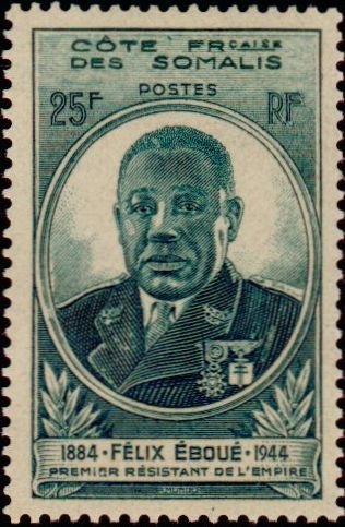 Memorial of Félix Éboué and the Rallying of the Colonial Empire - 25 franc