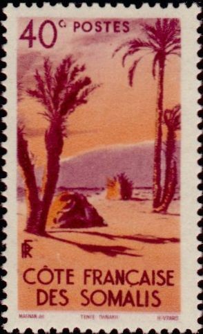 The Danakil Desert Settlements - 30 centime
