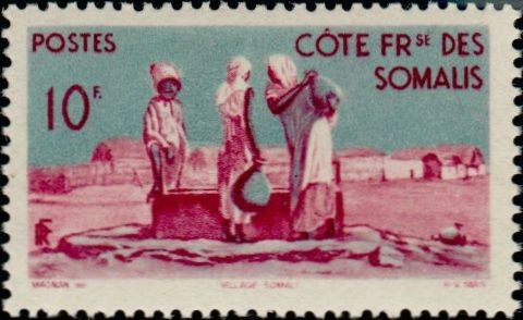 The Somali Village Well -10 franc