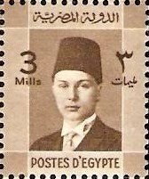 King Farouk (1920-1965) - 3 millieme