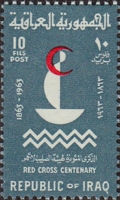 Centenary of the Red Cross (1863-1963) - 10 fils
