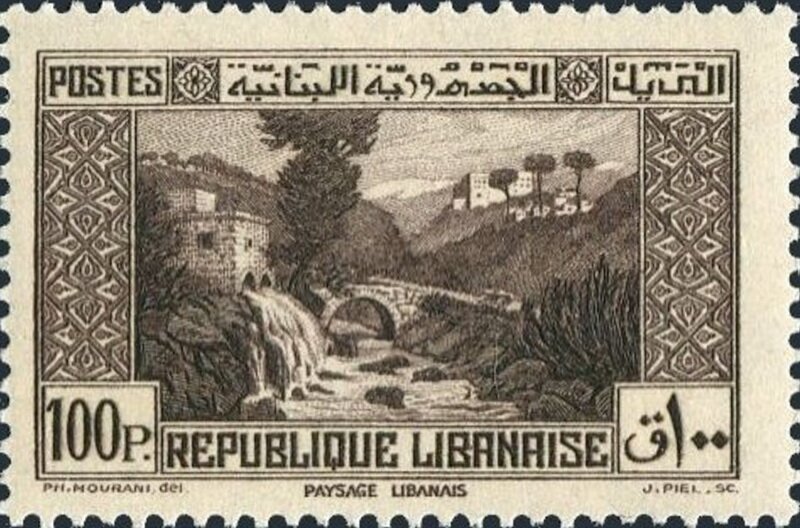 Dog River Landscape - 100 piastre