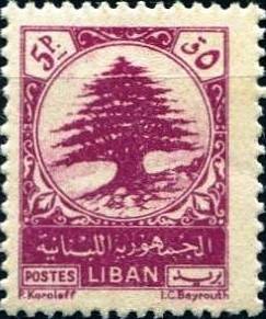 Cedar of Lebanon - 5 piastre