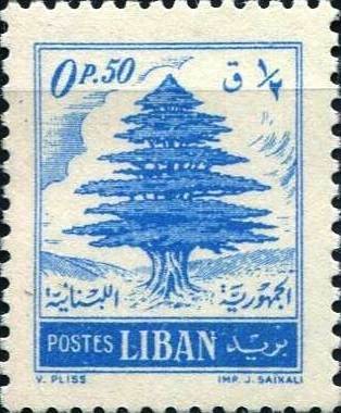 Cedar of Lebanon - 0.5 piastre