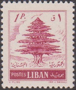 Cedar of Lebanon - 1 piastre