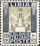 winged figure of Victoria - 10 lira