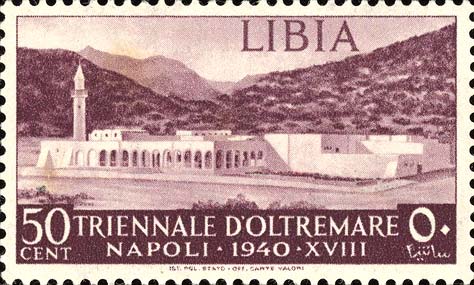 1st Triennial Exhibition of Overseas Territories - 50 centesimo
