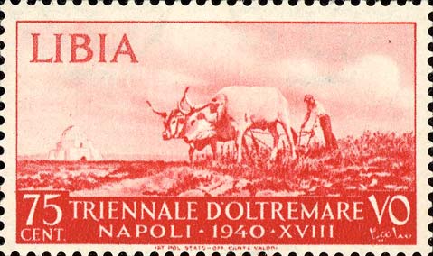 1st Triennial Exhibition of Overseas Territories - 75 centesimo