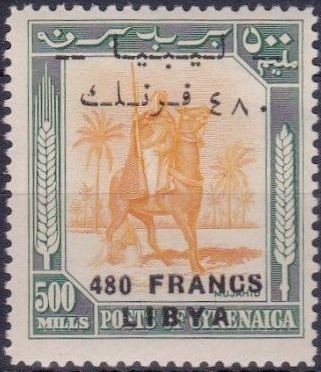 Senussi warrior -500 millieme