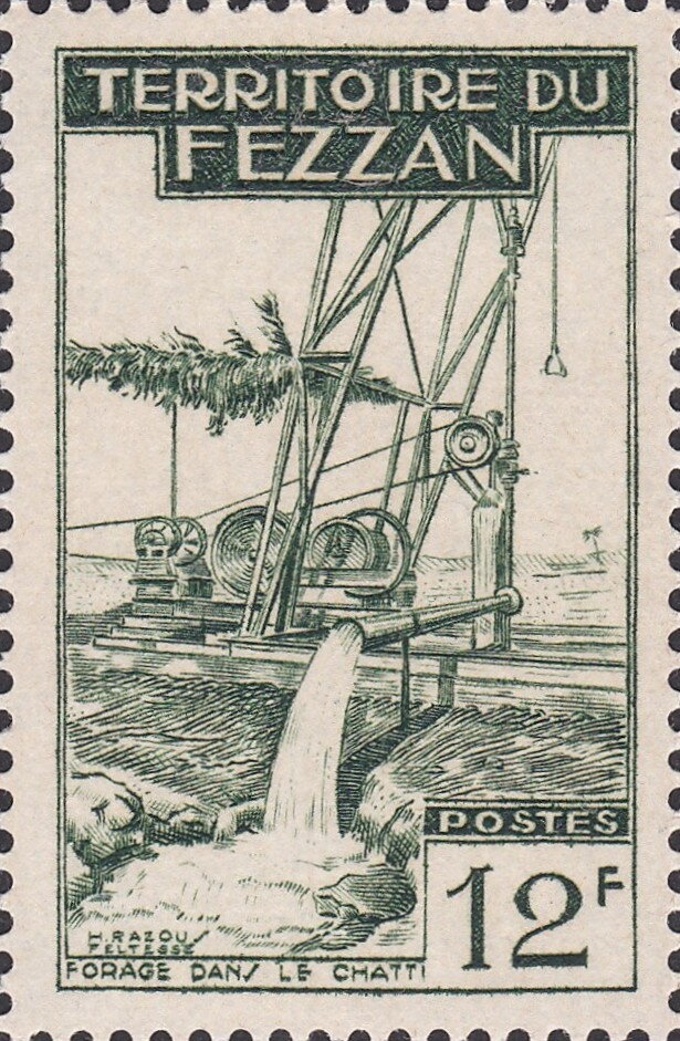 Water Drilling in Wadi Al-Shatti -  12 franc