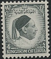 Accession of King Idris I (1890–1983) - 4 millieme