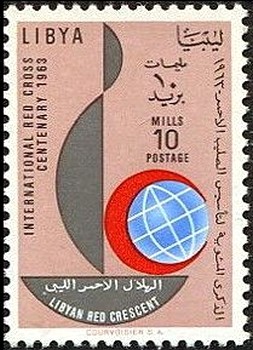 International Red Cross Centenary - 10 millieme