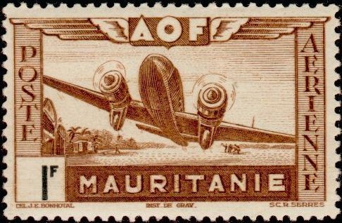 Twin-engine Airplane - 1 franc