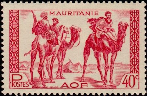 Warriors on Dromedary (Camelus dromedarius)- 40 centime