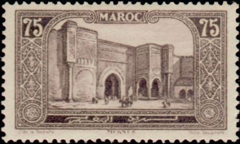 Bab Mansour, Meknes -  0.75  franc