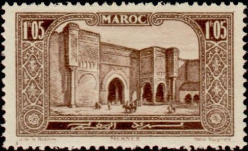 Bab Mansour, Meknes -  1.05  franc