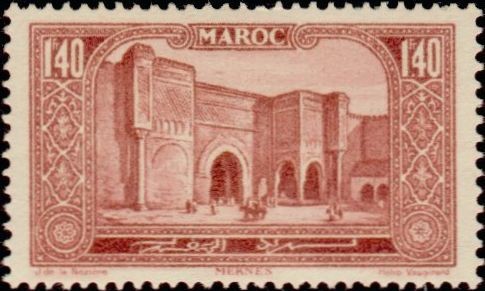 Bab Mansour, Meknes -  1.4  franc