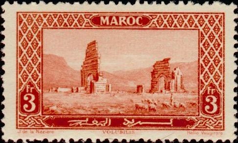 The Roman Ruins of Volubilis -  3 franc
