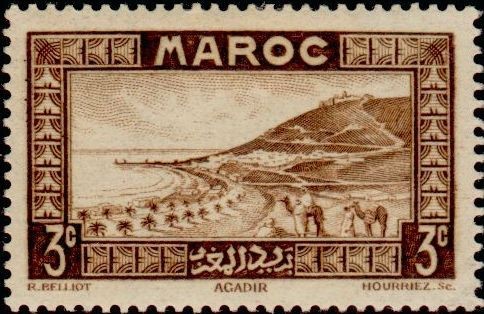 Bay of Agadir -  3 centime