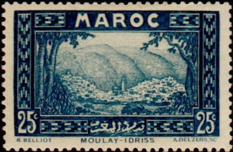 Holy City of Moulay Idriss Zerhoun -  25 centime