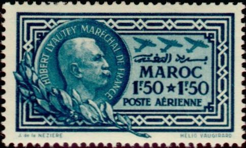 General  Louis Hubert Lyautey - 3  franc