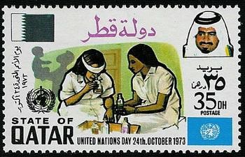 United Nations Day 1973 - Healthcare and Medical Services- 35 dirham