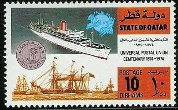 Centenary of the Universal Postal Union (1874-1974) - 10 dirham