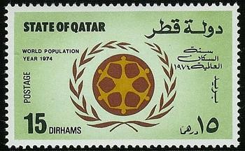 World Population Year 1974 - 15 dirham