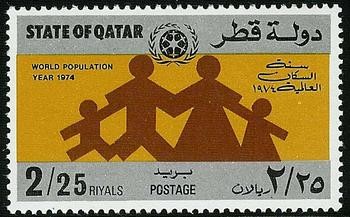 World Population Year 1974 - 2.25 riyal