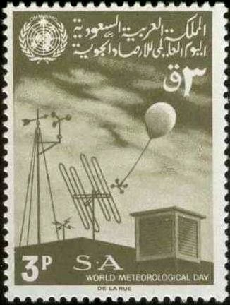World Meteorological Day- 3 piastre