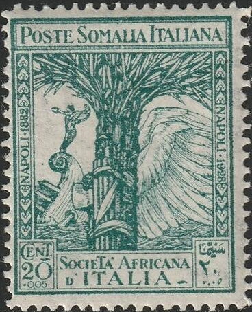 46th Anniversary of the Società Africana d'Italia - 25 centesimo