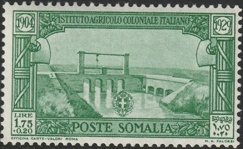 25th Anniversary of the Istituto Agricolo Coloniale Italiano - 1.95 lira