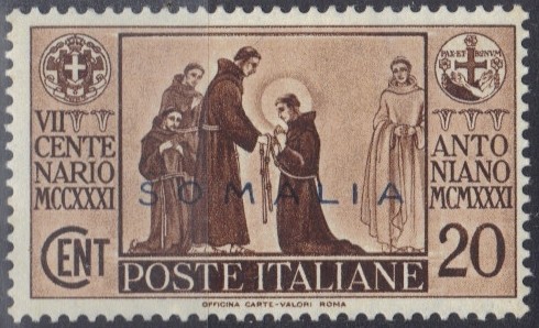 Saint Anthony Receiving the Franciscan Habit - 20 centesimo