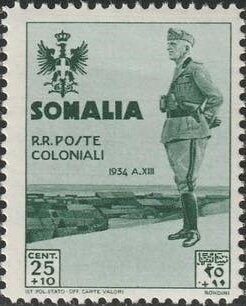 Royal Visit of King Victor Emmanuele III to Somalia - 35 centesimo