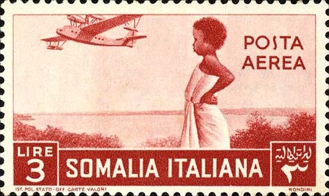 Development of aviation and air mail services - 3 lira
