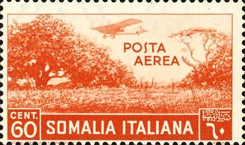 Development of aviation and air mail services - 60 centesimo