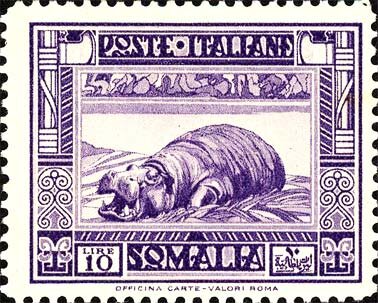 Hippopotamus along the Riverbanks - 10 lira
