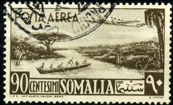 Development of civil aviation and air mail communications  - 90 centesimo