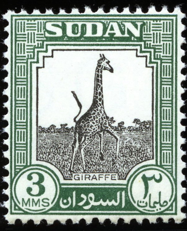 Nubian Giraffe - 3 millieme