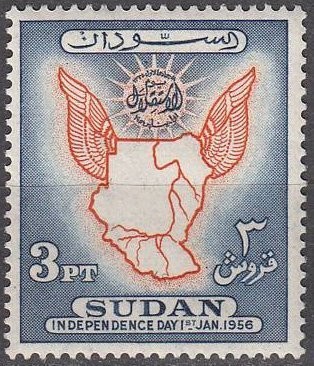 Sudan Independence Day - 3 piastre